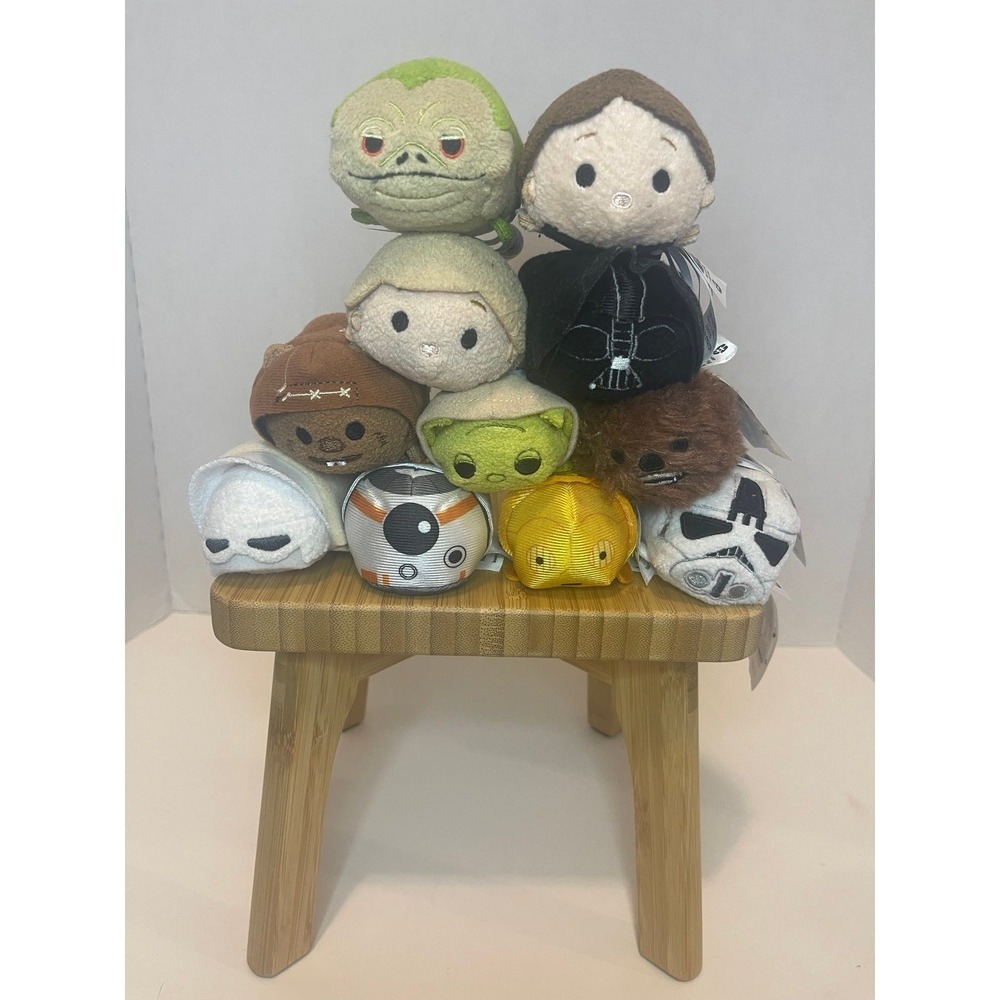 Star Wars Tsum Tsum Disney lot of 11 Luke‎ Leia Hans Darth Vader Yoda